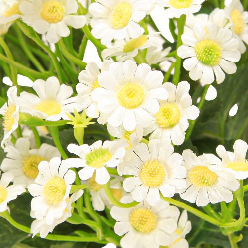 Artikel Kamille Kunstige Eng Blomster Hvid 58cm 4stk