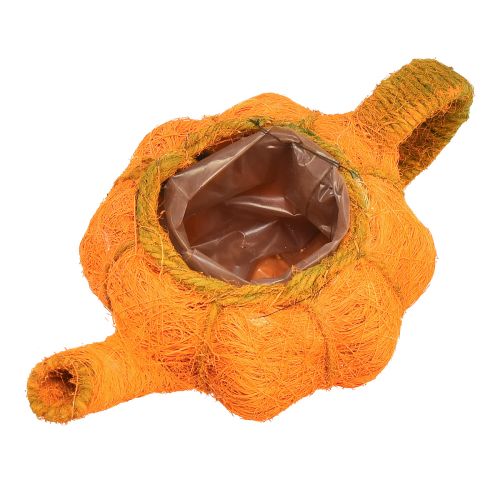 Artikel Potte til plantning af græskar dekoration orange/gul grøn Ø13cm