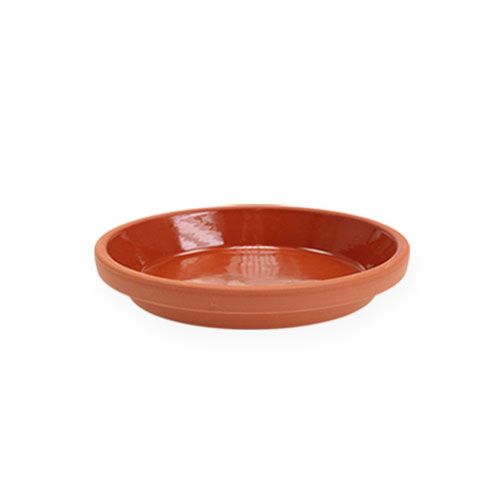 Floristik24 Coaster terracotta ler Ø7cm