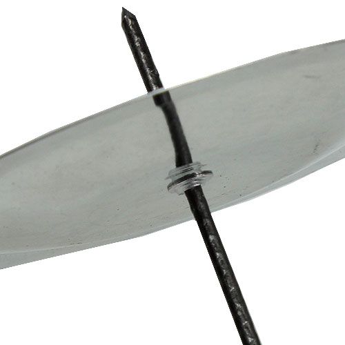 Floristik24 Lysestage med torn, sølv 6 cm, 36 stk