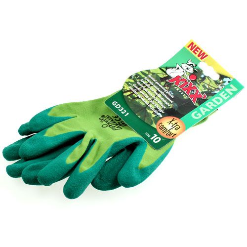 Artikel Kixx Nylon Havehandsker Str. 10 Grøn