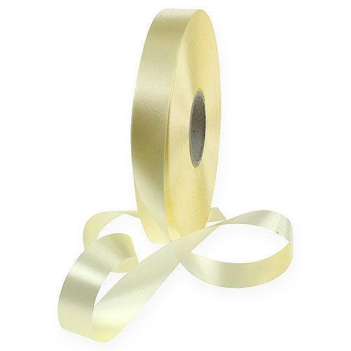 Krøllebånd lysegult 19mm 100m