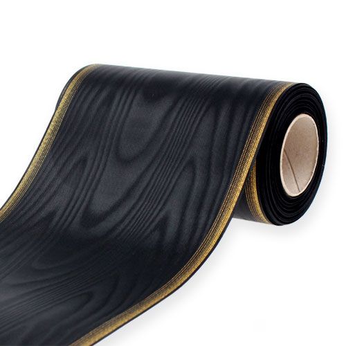 Artikel Kransbånd Moiré 175mm, sort