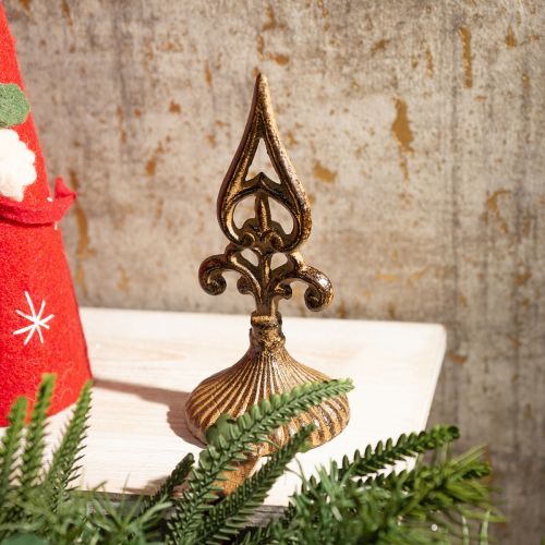 Artikel Kransholder rust vintage holder til stående støbejern H29cm