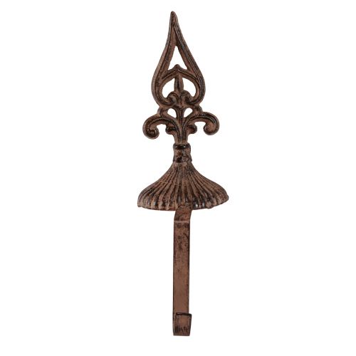 Artikel Kransholder rust vintage holder til stående støbejern H29cm