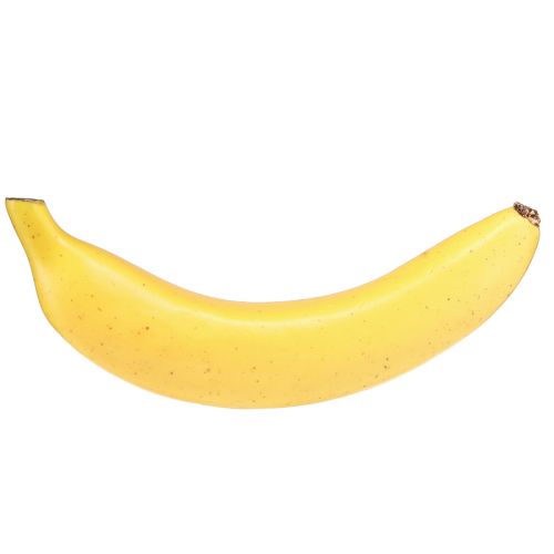 Artikel Kunstig banan dekoration gul kunstig frugt som ægte 18cm