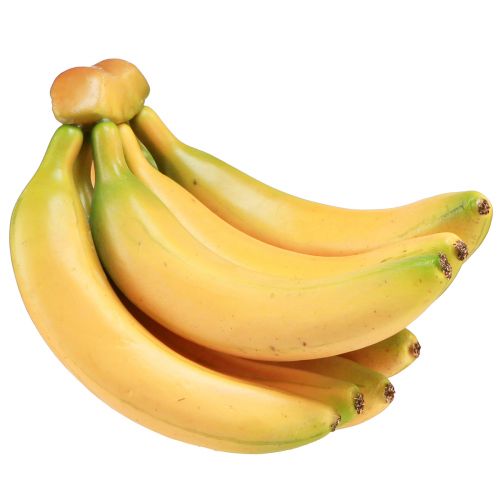 Artikel Kunstige bananer som en flok maddummy gul 21cm
