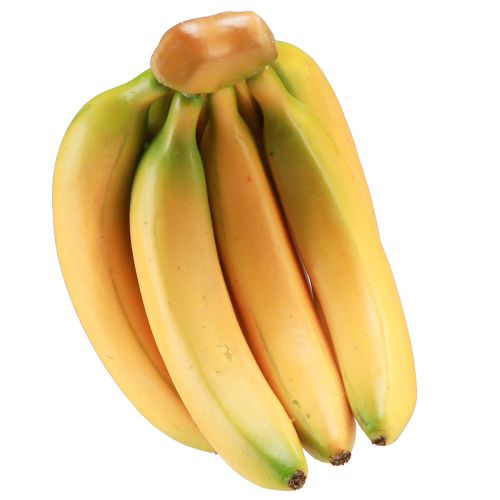 Artikel Kunstige bananer som en flok maddummy gul 21cm