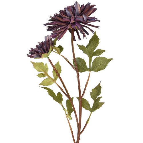 Artikel Kunstig krysantemum 2 blomster lilla Ø5/11cm L70cm