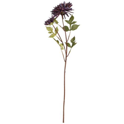 Artikel Kunstig krysantemum 2 blomster lilla Ø5/11cm L70cm