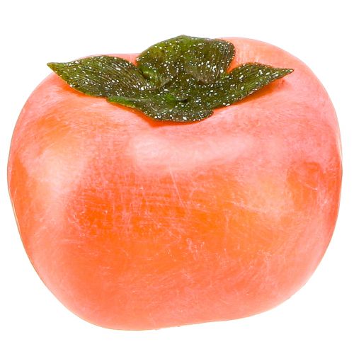 Artikel Kunstig persimmon frugt dekorativ kunstig frugt Ø8cm H5,5cm