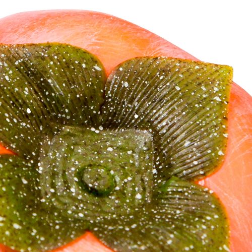 Artikel Kunstig persimmon frugt dekorativ kunstig frugt Ø8cm H5,5cm