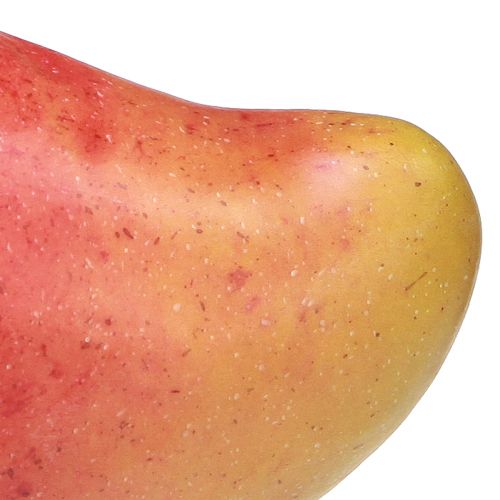 Artikel Kunstig Mango Rød, Gul Realistisk Mad Dummy 15cm