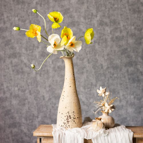 Artikel Kunstig valmuedekoration til stuer og kontorer, 95 cm