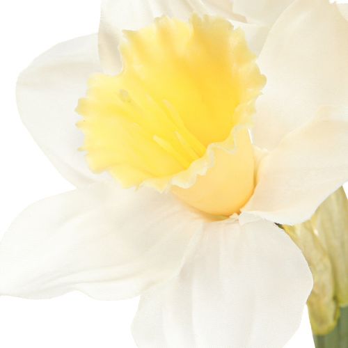 Artikel Kunstige påskeliljer silkeblomster hvid påskelilje 40cm 3 stk