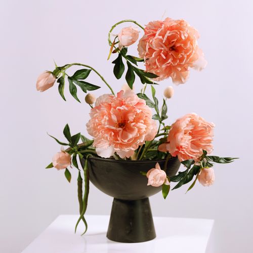 Artikel Kunstige pæoner lyserøde paeonia laks L60cm 2 stk