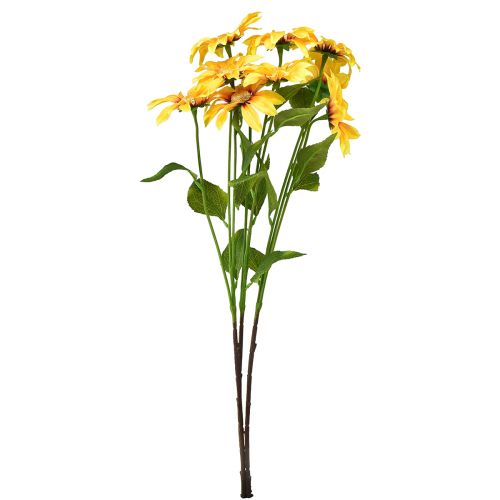 Artikel Kunstige Solsikker Dekorative Blomster Gul 79cm 3stk