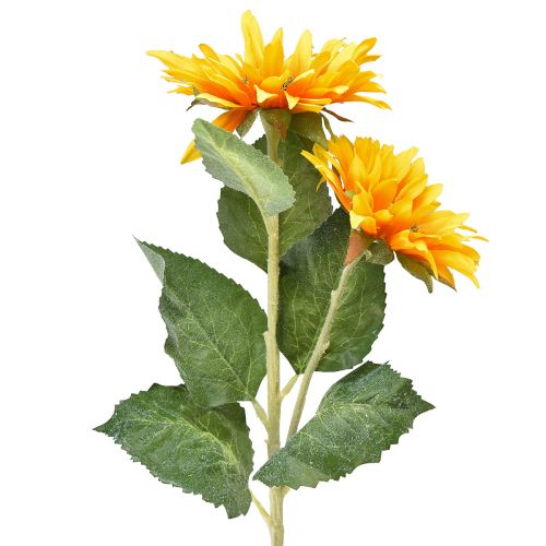 Floristik24 Kunstige solsikker gul 80cm