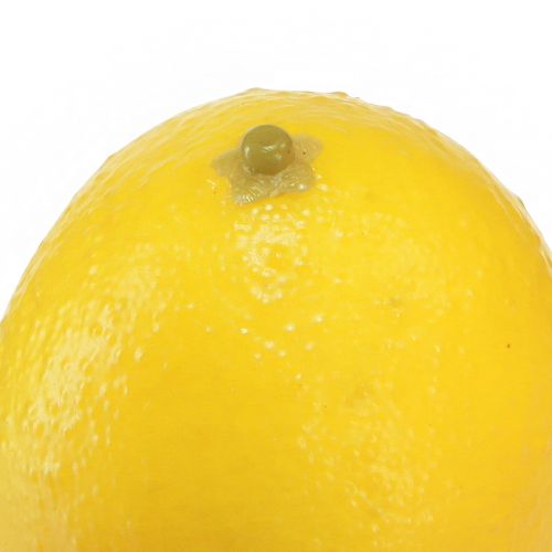 Artikel Kunstig citron dekorativ frugt Ø4,5cm H6,5cm 12 stk