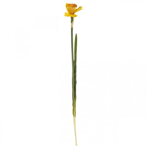 Floristik24 Kunstig påskelilje silkeblomst gul påskelilje 59cm