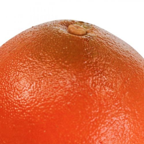 Kunstig orange deco frugt Kunstig frugt Ø8cm H7cm