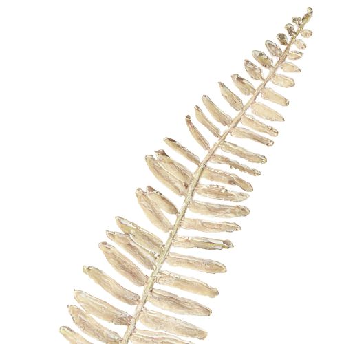 Artikel Kunstig bregne forgrenet hvid cremefarvet kunstige planter L120cm