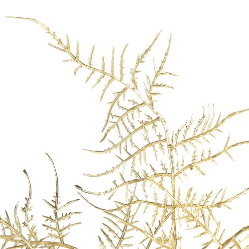 Artikel Kunstig bregne julepynt bregne champagne 54cm 2stk