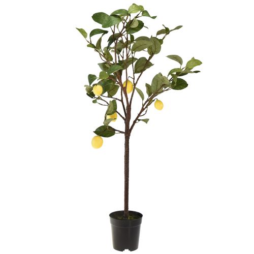 Artikel Kunstigt citrontræ i potte gul 90cm