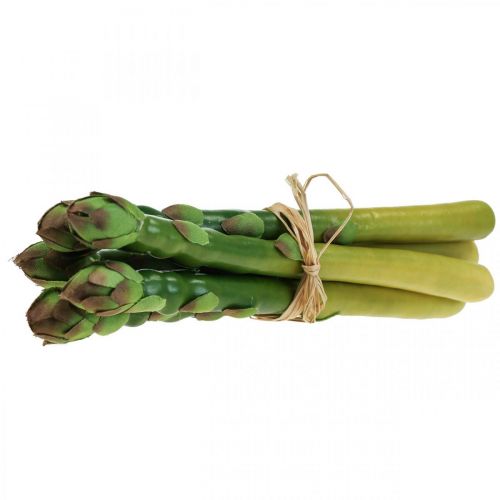 Artikel Kunstige asparges vegetabilske dekorative asparges bundt L23cm 5 stk