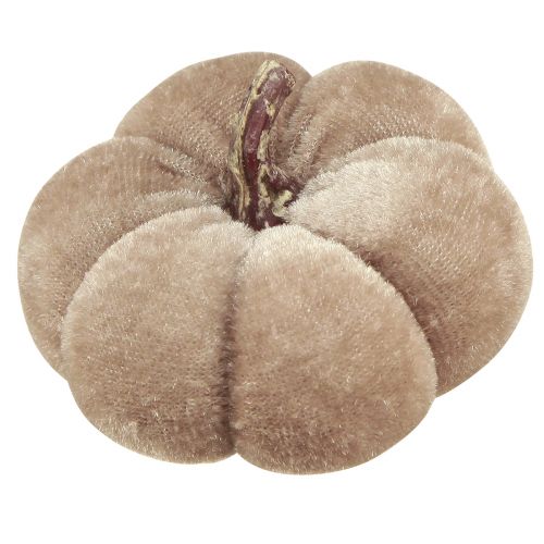 Artikel Græskar dekoration stof græskar gul beige rød brun Ø7cm 9 stk