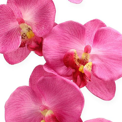 Artikel Kunstig orkidé med blade Pink 68cm