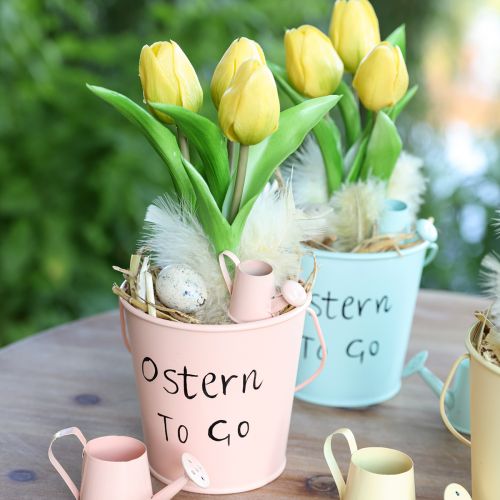 Artikel Kunstig Blomst Tulipan Gul Real Touch Forårsblomst H21cm