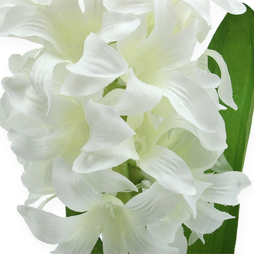 Floristik24 Silkeblomster hyacint hvid 33cm