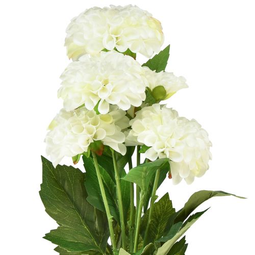Artikel Kunstige blomster dekorative dahlia kunstige hvide 50cm