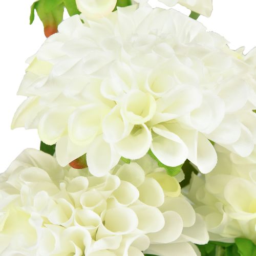 Artikel Kunstige blomster dekorative dahlia kunstige hvide 50cm