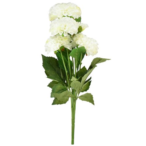 Artikel Kunstige blomster dekorative dahlia kunstige hvide 50cm