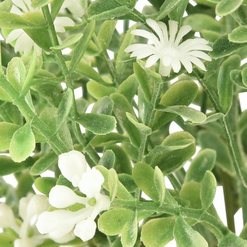 Artikel Kunstige blomster hvid Kunstig blomsterbuket isplante hvid 26cm