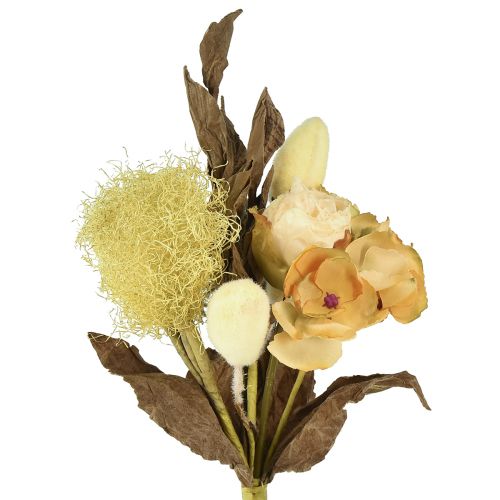 Artikel Kunstig blomsterbuket rose hortensia dry look vintage dekoration 38cm