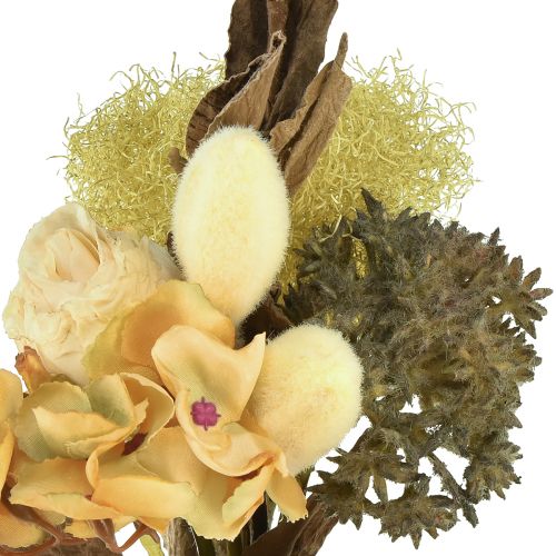 Artikel Kunstig blomsterbuket rose hortensia dry look vintage dekoration 38cm