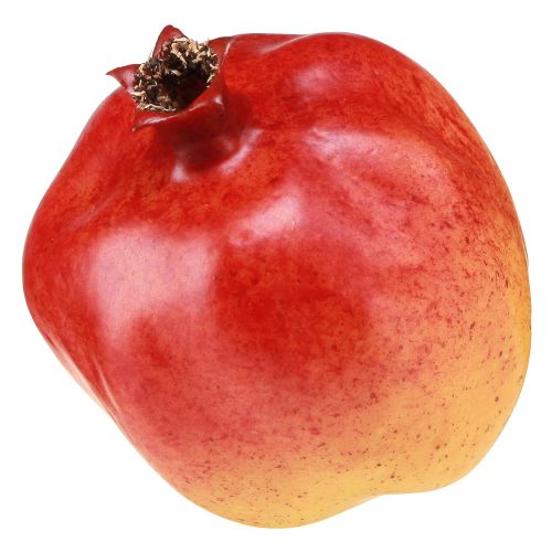 Floristik24 Kunstig frugt granatæble kunstig rød gul 9×11cm