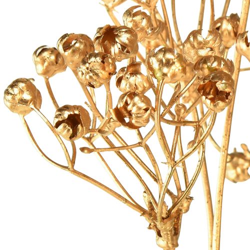 Artikel Kunstige planter hør kunstigt guld Adventsdekoration 54cm 4 stk