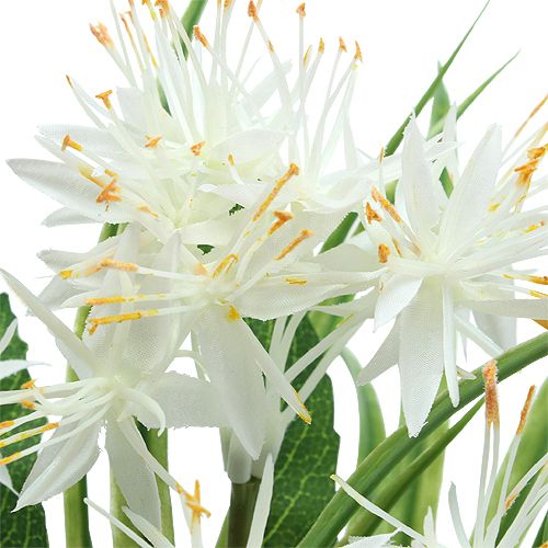 Floristik24 Dekorativ buket hvid 28cm