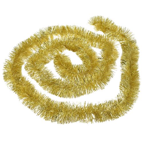 Artikel Glamorøs Golden Tinsel Garland 270 cm – Perfekt til festlige og elegante dekorationer