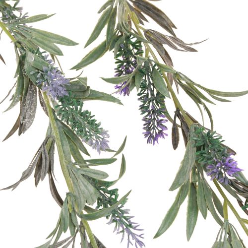 Artikel Lavendel Blomsterguirlande Kunstig Lilla Grøn 180cm 2stk