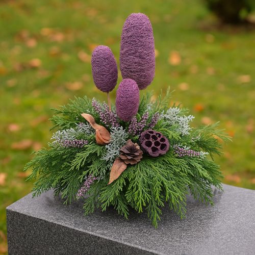 Floristik24 Luffa på stilk små tørrede dekorative bær 5-12 cm 25 stk