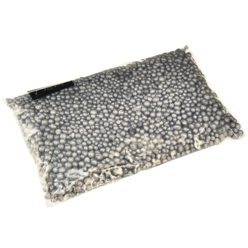 Artikel Metalliske dekorative perler antracit dekorative granulat runde 4-8mm 1l