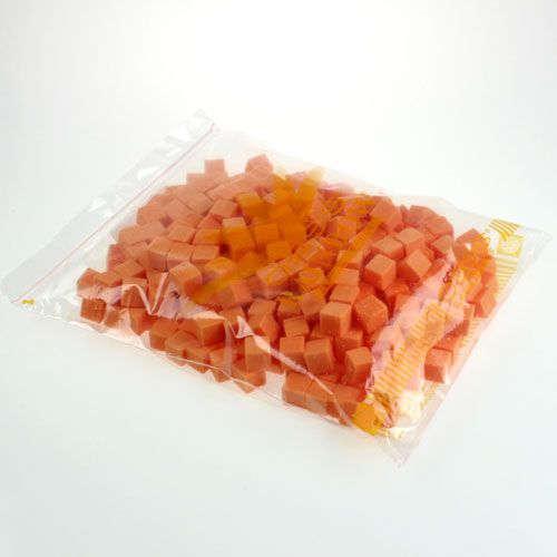 Floristik24 Vådskum mini-terning orange 300p