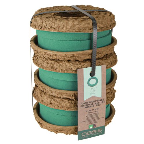 Artikel OASIS® Biolit® Ring/Krans 17cm 6 stk