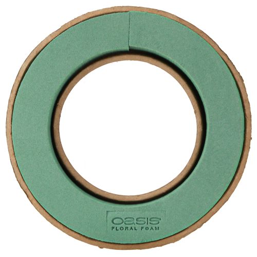 Artikel OASIS® Biolit® Blomsterskum Grøn Ringkrans 32cm 2 stk