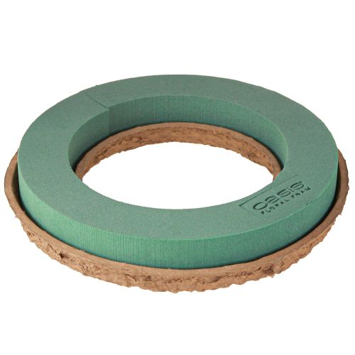 Artikel OASIS® Biolit® Blomsterskum Grøn Ringkrans 32cm 2 stk